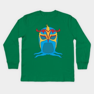 Ultimo Dragon Mask Kids Long Sleeve T-Shirt